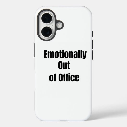 オフィスをメンタル的に退席中 楽しいスマホケース Case-Mate iPhoneケース (裏面)