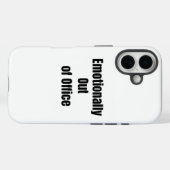 オフィスをメンタル的に退席中 楽しいスマホケース Case-Mate iPhoneケース (裏面 (横))
