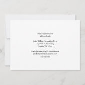 オフィスを移転しました プロフェッショナルオフィスビル移転 案内状 (裏面)