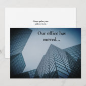 オフィスを移転しました 案内状 (正面/裏面)