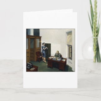 オフィスアットナイト – エドワードホッパー カード
