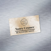 オフィスエレガントドア大理石金ゴールド実在エステートエージェント マグネット名刺 (インサイチュ)