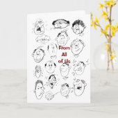 オフィスカード カード (黄色い花)