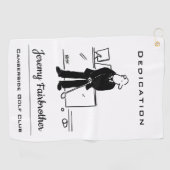 オフィスゴルファー – おもしろいゴルフ漫画 ゴルフタオル (横)