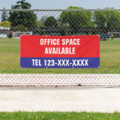 オフィススペース募集中 カスタム コマーシャルバナー 横断幕 (インサイチュ)