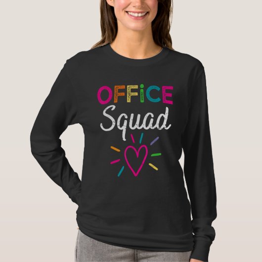 オフィスチーム 学校用管理アシスタント Tシャツ (正面)