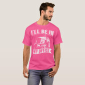 オフィストラクターで仕事します Tシャツ (正面フル)