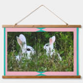 オフィストレンディー – ホームデコーラビットアニマル 吊り下げ型タペストリー (正面)