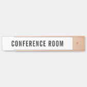 オフィスドア用自己接着剤の会議室サイン サインプレート (正面)