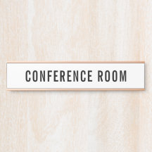 オフィスドア用自己接着剤の会議室サイン