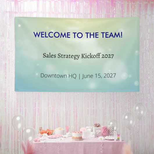 オフィスビニールバナー（企業イベント） 横断幕 (パーティー)