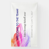 オフィスビニールバナー（企業イベント） 横断幕 (縦)