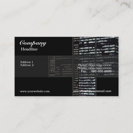 オフィスビルの名刺 名刺 (正面)