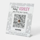 オフィスベビーシャワーアイディアベンモ 台座サイン (正面)