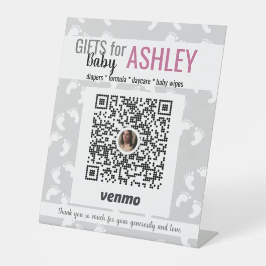 オフィスベビーシャワーアイディアベンモ 台座サイン (正面)