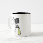 オフィスモンスター1 ツートーンマグカップ (正面左)