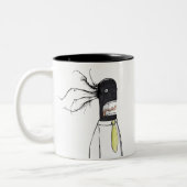 オフィスモンスター1 ツートーンマグカップ (左)