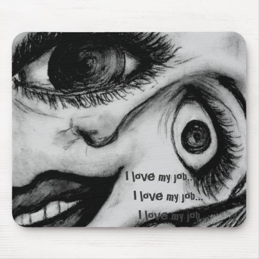 "オフィスワーク"のmousepad マウスパッド (正面)