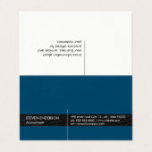 オフィス会計士/レザートリム 名刺 (外部フラット)