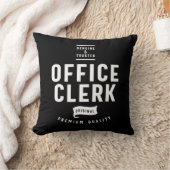 オフィス係の役職のギフト クッション (ブランケット)