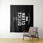 オフィス係の役職のギフト タペストリー (インサイチュ)