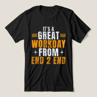 オフィス前向き引用文素晴らし- Workday Motivation トライブレンドＴシャツ