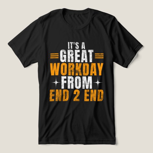 オフィス前向き引用文素晴らし- Workday Motivation トライブレンドＴシャツ (デザイン正面)