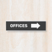 オフィス向け方向道路検索オフィスのウォールサイン サインプレート (正面)