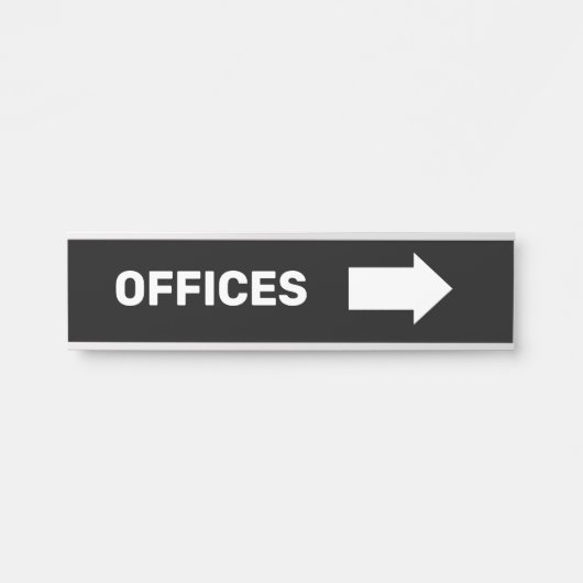 オフィス向け方向道路検索オフィスのウォールサイン サインプレート (正面)