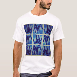オフィス幽霊のクレピヤエイの青い手 Tシャツ