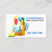 オフィス清掃サービス清掃 名刺 (正面)