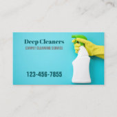 オフィス清掃サービス 名刺 (正面)