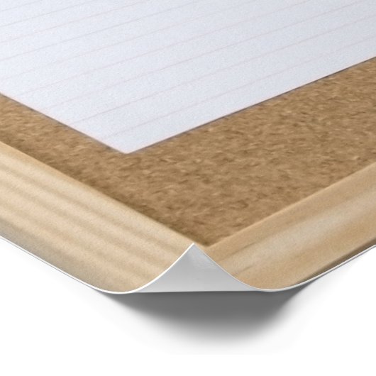 オフィス用コルク板 ポスター (角)