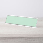 オフィス用ミントグリーンデスク名プレート デスクネームプレート (正面)