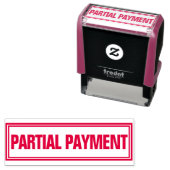 オフィス用部分支払い自己インクスタンプ セルフインキングスタンプ (インサイチュ)