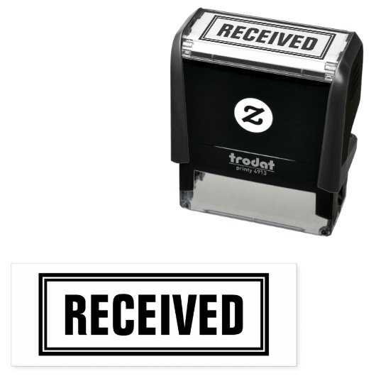 オフィス用 受領印 セルフインキングスタンプ (インサイチュ)