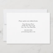 オフィス移転のお知らせ シンプル ブルー ビジネス 移転 案内状 (裏面)