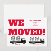 オフィス移転のお知らせ 案内状 (正面/裏面)