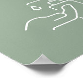 オフィス衛生ここにポスターあなたの手を衛生化 ポスター (角)