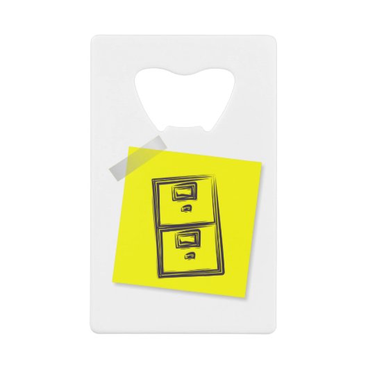 オフィス クレジットカード栓抜き (正面)