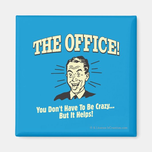 オフィス：必要な熱狂するい マグネット (正面)