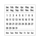 オフィス 月 日 曜日 セルフインキングスタンプ ラバースタンプ (インプリント)