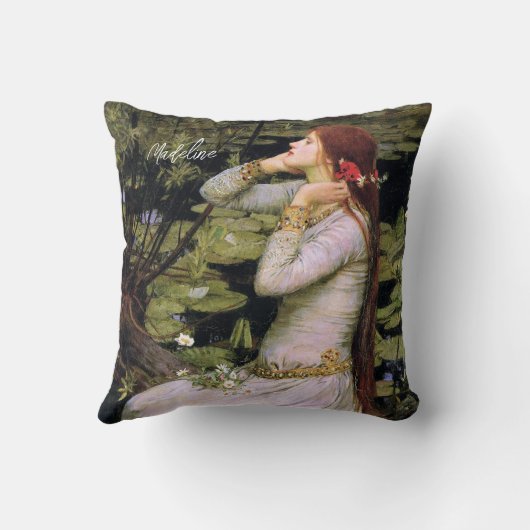 オフィーリアの fate オーダーメイドテキスト クッション (裏面)