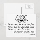 オフィーリアを疑うな ポストカード (正面/裏面)