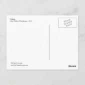 オフィーリア ポストカード (裏面)