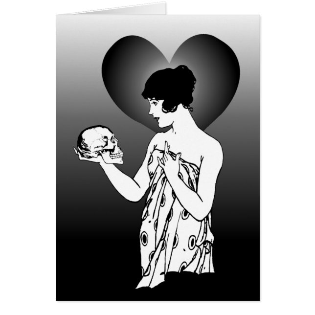 オフェリアおよびYorickは空白のなカード衰退します (正面)