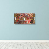 オフェリアがお風呂に入る キャンバスプリント (インサイチュ (ウッドフロア))