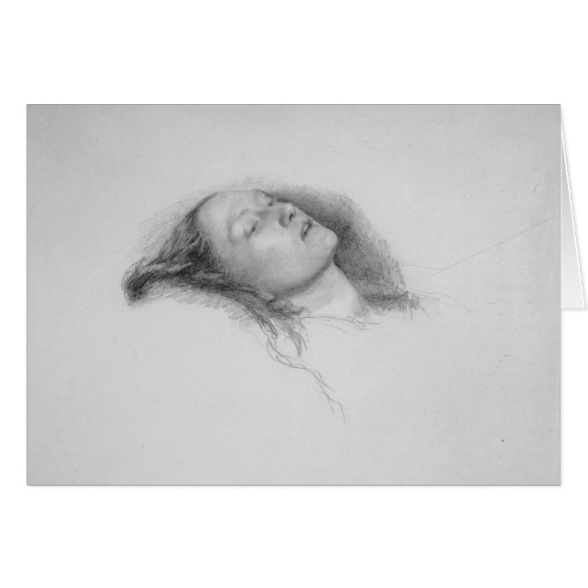 オフェリアのためのジョンEverett Millais-の勉強 (正面横)