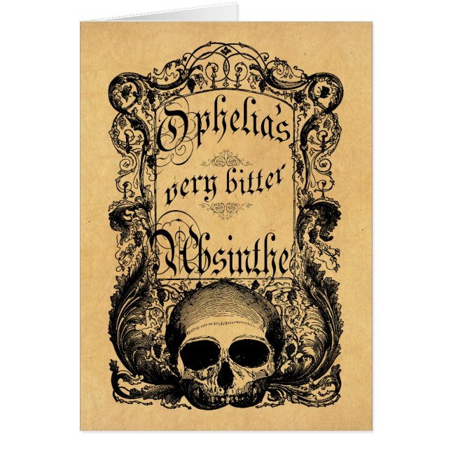 オフェリアの非常に苦いアブサン (正面)
