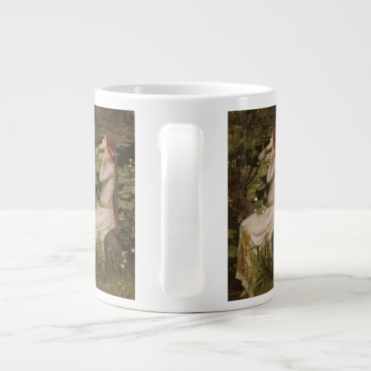 オフェリアバイザポンドバイジョンウィリアムウォーターハウス ジャンボコーヒーマグカップ (裏面)